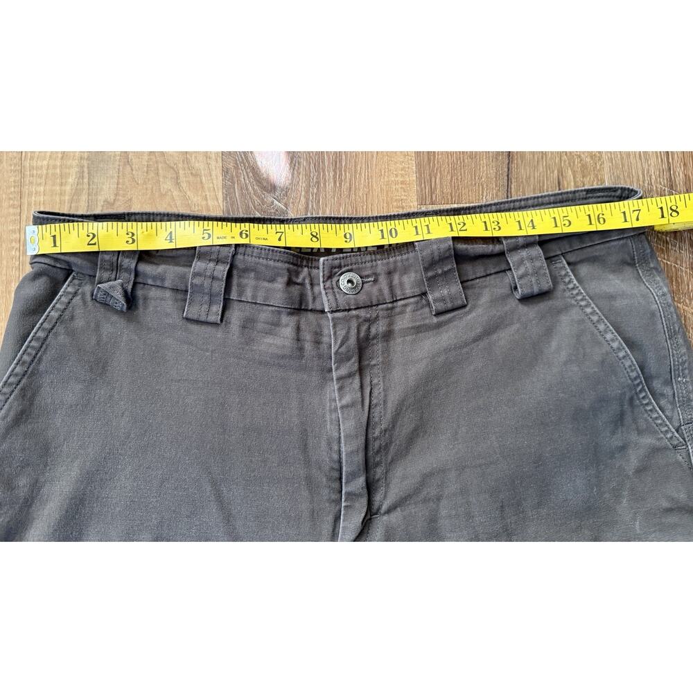 Duluth Trading Co Men's DuluthFlex Fire‎ Hose Cargo Shorts, Brown EUC - Picture 3 of 8